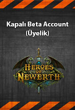 Heroes of Newerth Türkiye Kapalı Beta Account Poster